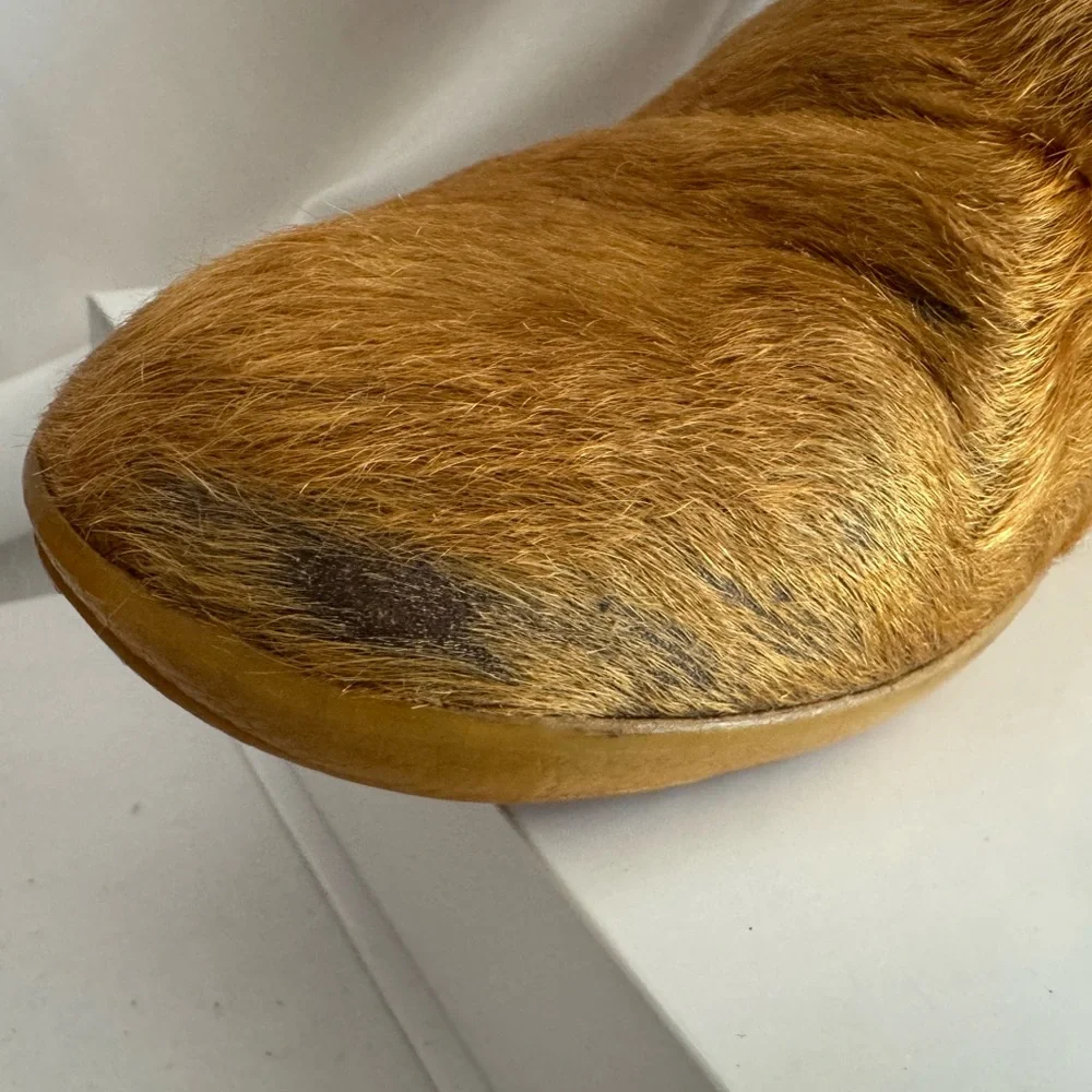 Vintage Tecnica Apres Ski Italian Boots with Fur and Colorful Accents size 9.5 - Picture 8 of 16